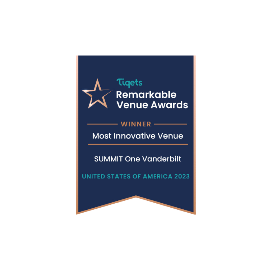 Tiqets Most Innovative Venue Award - SUMMIT One Vanderbilt