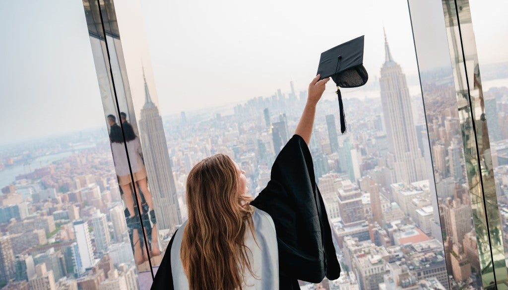 Graduation week at SUMMIT! Celebrate this huge accomplishment standing above New York City